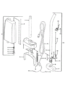 02 - Handle, Tank parts for Hoover Floor Scrubber Polisher F3119--- from AppliancePartsPros.com