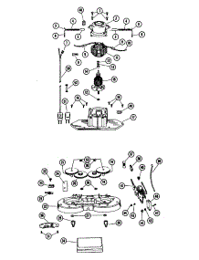 02 - Motor Assembly, Switch, Brushcarriers parts for Hoover Floor Scrubber Polisher F4005001 from AppliancePartsPros.com
