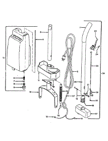 03 - Handle_Tank parts for Hoover Floor Scrubber Polisher F4300073 from AppliancePartsPros.com