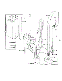 02 - Handle, Tank parts for Hoover Floor Scrubber Polisher F4323--- from AppliancePartsPros.com