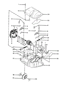 04 - Motor Assembly parts for Hoover Floor Scrubber Polisher F5019--- from AppliancePartsPros.com
