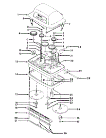 03 - Hood, Brushcarriers, Gears parts for Hoover Floor Scrubber Polisher F5300--- from AppliancePartsPros.com