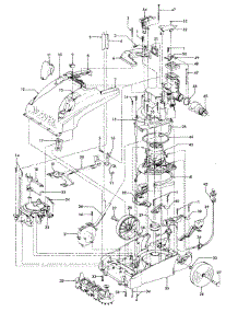 02 - Motor Assembly, Hood, Switch parts for Hoover Power Steamer F5874900 from AppliancePartsPros.com