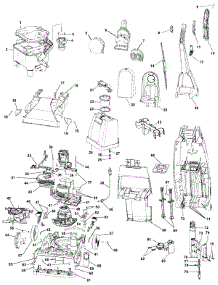02 - Motor, Handle, Tank, Pump, Hood, Switch parts for Hoover Power Steamer F6022900 from AppliancePartsPros.com