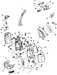02 - Upper W / Tank And Handle parts for Hoover Wet Carpet Cleaner F6212916 from AppliancePartsPros.com