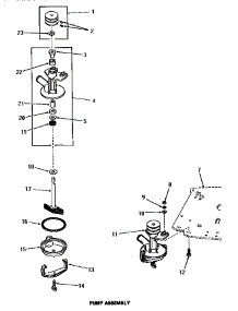 17 - Pump Assy parts for Amana Washer FA0390 from AppliancePartsPros.com