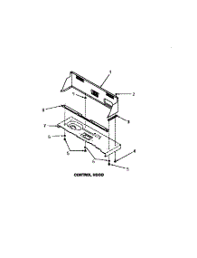 09 - Control Hood parts for Amana Washer FA0620 from AppliancePartsPros.com