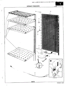 03 - Unit Compartment & System parts for Magic Chef Freezer FA10AN-1M / 1Q56A from AppliancePartsPros.com
