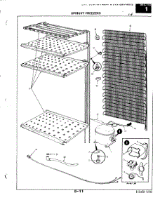 03 - Unit Compartment & System parts for Magic Chef Freezer FA16AN-1M / 1Q57A from AppliancePartsPros.com