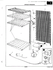 03 - Unit Compartment & System parts for Magic Chef Freezer FA16AN-1M / 2Q57A from AppliancePartsPros.com