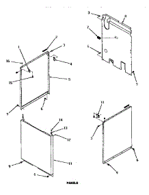 16 - Panels parts for Amana Washer FA2130 from AppliancePartsPros.com