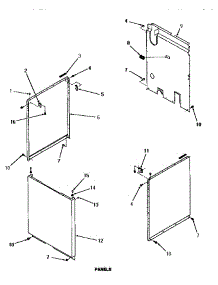 15 - Panels parts for Amana Washer FA2950 from AppliancePartsPros.com