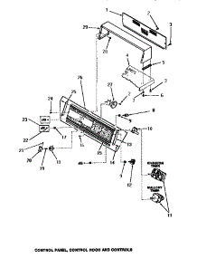 09 - Control Panel, Control Hood & Controls parts for Amana Washer FA2960 from AppliancePartsPros.com