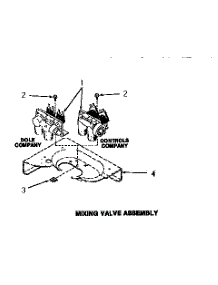 13 - Mixing Valve Assy parts for Amana Washer FA3050 from AppliancePartsPros.com