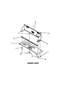 11 - Control Hood parts for Amana Washer FA3201 from AppliancePartsPros.com