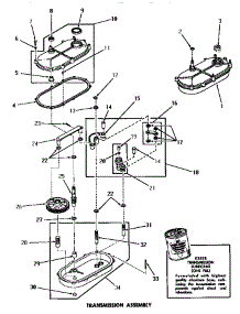 24 - Transmission Assy parts for Amana Washer FA3201 from AppliancePartsPros.com