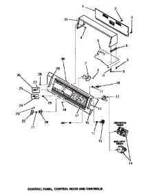 09 - Control Panel, Control Hood & Controls parts for Amana Washer FA3500 from AppliancePartsPros.com