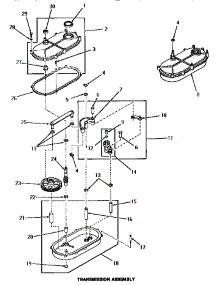 18 - Transmission Assy parts for Amana Washer FA3690 from AppliancePartsPros.com