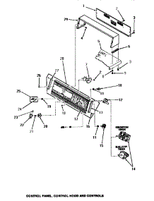 09 - Control Panel, Control Hood & Controls parts for Amana Washer FA3820 from AppliancePartsPros.com