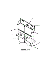 09 - Control Hood parts for Amana Washer FA4161 from AppliancePartsPros.com