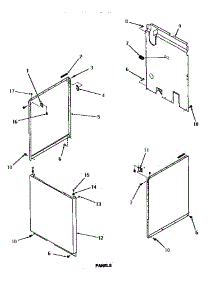 16 - Panels parts for Amana Washer FA4200 from AppliancePartsPros.com
