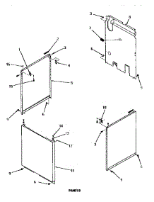 16 - Panels parts for Amana Washer FA4300 from AppliancePartsPros.com