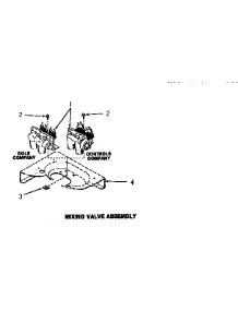 14 - Mixing Valve Assy parts for Amana Washer FA6121 from AppliancePartsPros.com