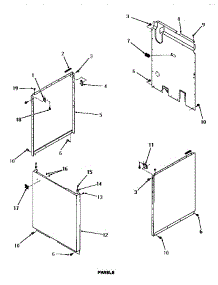 16 - Panels parts for Amana Washer FA6121 from AppliancePartsPros.com