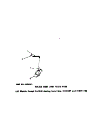 26 - Water Inlet & Filler Hose parts for Amana Washer FA6123 from AppliancePartsPros.com