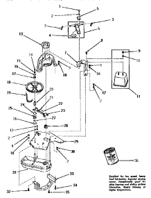 11 - Counterbalance Weight, Brkt & Mtg Plate parts for Amana Washer FA6201 from AppliancePartsPros.com