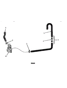 12 - Drain parts for Amana Washer FA6300 from AppliancePartsPros.com