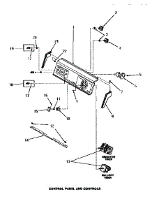 10 - Control Panel & Controls parts for Amana Washer FA6311 from AppliancePartsPros.com