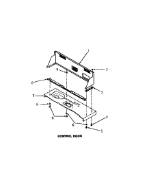 09 - Control Hood parts for Amana Washer FA6312 from AppliancePartsPros.com