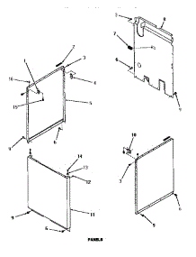 17 - Panels parts for Amana Washer FA6312 from AppliancePartsPros.com