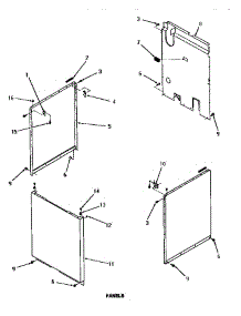 16 - Panels parts for Amana Washer FA6610 from AppliancePartsPros.com