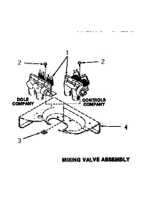 14 - Mixing Valve Assy parts for Amana Washer FA6611 from AppliancePartsPros.com