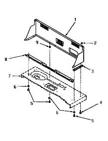 09 - Control Hood parts for Amana Washer FA9101 from AppliancePartsPros.com
