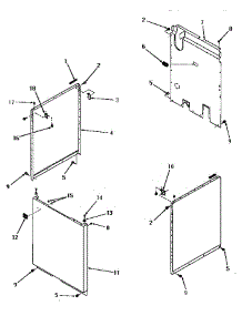 17 - Panels parts for Amana Washer FA9101 from AppliancePartsPros.com