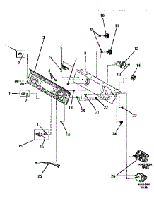 14 - Control Panel And Controls parts for Amana Washer FA9103 from AppliancePartsPros.com