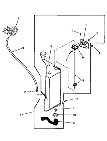 24 - Reservoir & Drain Valve parts for Amana Washer FA9103 from AppliancePartsPros.com