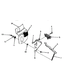 11 - Door Safety Switch parts for Amana Washer FA9151 from AppliancePartsPros.com