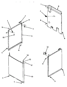 17 - Panels parts for Amana Washer FA9151 from AppliancePartsPros.com