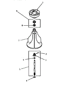 04 - Agitator, Shaft & Fabric Softener Disp parts for Amana Washer FA9211 from AppliancePartsPros.com