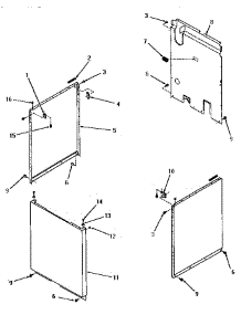 17 - Panels parts for Amana Washer FA9211 from AppliancePartsPros.com