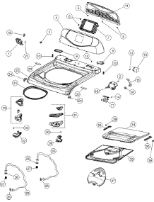 03 - Control Panel, Top & Lid parts for Maytag Washer FAV9800AWQ from AppliancePartsPros.com