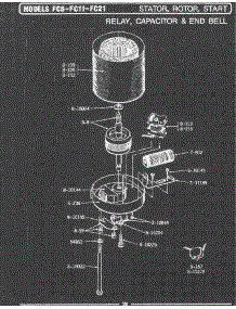 14 - Statr,Rotor,Relay,Cptr,Bell (Fc6,11,21) parts for Maytag Disposer FB11 from AppliancePartsPros.com