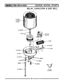 14 - Statr,Rotor,Relay,Cptr,Bell (Fb11,Fb21) parts for Maytag Disposer FB21 from AppliancePartsPros.com