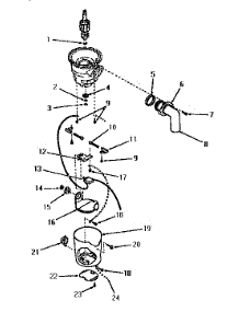 02 - Motor Assy parts for Amana Disposer FB2221N from AppliancePartsPros.com