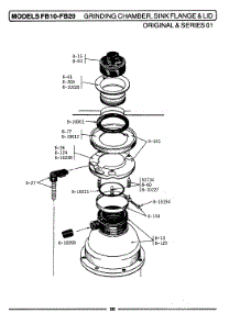 08 - Grinding Chamber, Sink Flange & Lid parts for Maytag Disposer FC20 from AppliancePartsPros.com