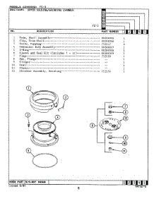 07 - Upper Housing / Gringing Chamber (Fc3) parts for Maytag Disposer FC3 from AppliancePartsPros.com